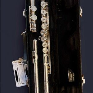 Silver Flute with Case